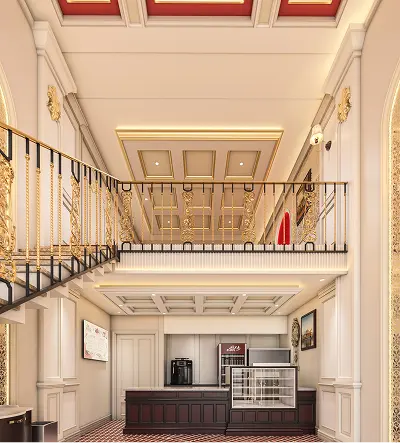 London restaurant interior